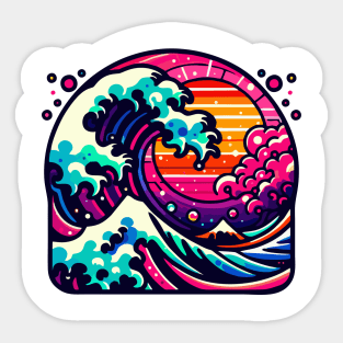 hokusai Sticker